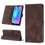 Custodia per telefono in pelle goffrata effetto pelle, For Huawei P30 lite, For Huawei P30 Pro, For Huawei P40 lite/nova 6 SE / nova 7i, For Huawei Enjoy 7S/Honor 9 Lite/Honor 9i