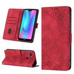 Custodia per telefono in pelle goffrata effetto pelle, For Huawei P30 lite, For Huawei P30 Pro, For Huawei P40 lite/nova 6 SE / nova 7i, For Huawei Enjoy 7S/Honor 9 Lite/Honor 9i