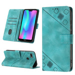 Custodia per telefono in pelle goffrata effetto pelle, For Huawei P30 lite, For Huawei P30 Pro, For Huawei P40 lite/nova 6 SE / nova 7i, For Huawei Enjoy 7S/Honor 9 Lite/Honor 9i