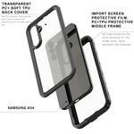 Custodia impermeabile trasparente per Samsung Galaxy A54 5G