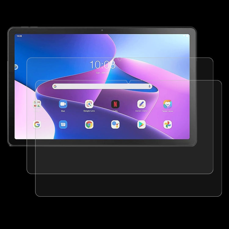 Pellicola in vetro temperato per tablet da 2 pezzi 0,3 mm 9H antideflagrante, For Lenovo Tab M10 Plus 10.6 3rd Gen(2pcs)