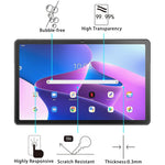 Pellicola in vetro temperato per tablet da 2 pezzi 0,3 mm 9H antideflagrante, For Lenovo Tab M10 Plus 10.6 3rd Gen(2pcs)