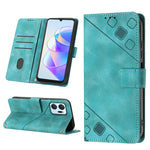 Custodia per telefono in pelle goffrata effetto pelle, For Honor X7 4G/Play 30 Plus, For Honor X7a 4G Global, For Honor X8 4G, For Honor X8a 4G Global