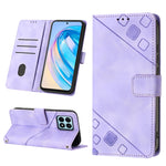 Custodia per telefono in pelle goffrata effetto pelle, For Honor X7 4G/Play 30 Plus, For Honor X7a 4G Global, For Honor X8 4G, For Honor X8a 4G Global