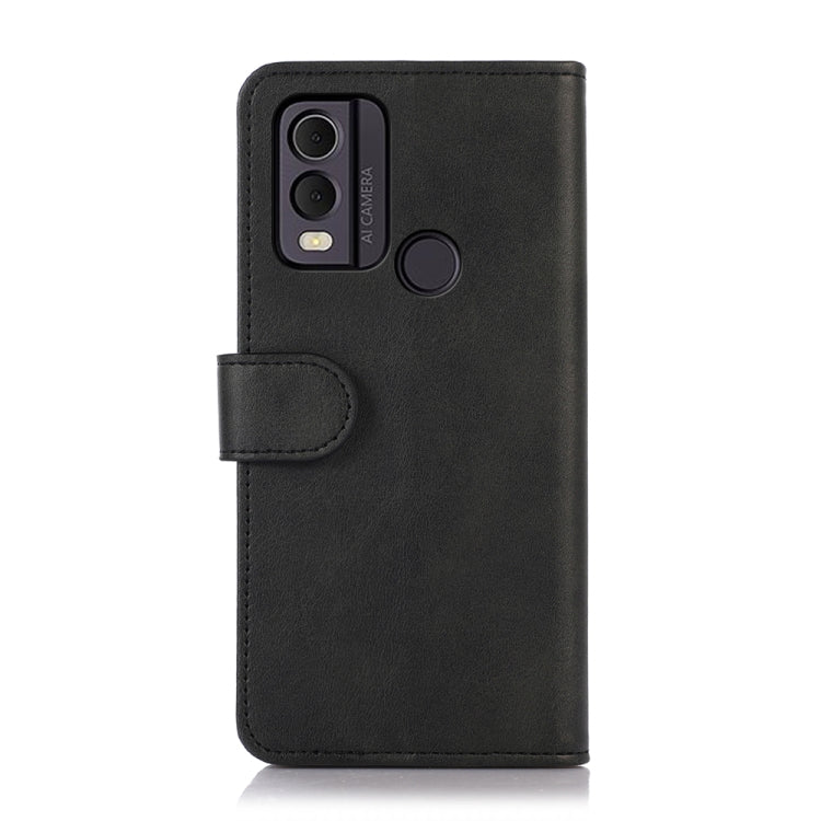 Custodia per telefono in pelle con trama di mucca, For Nokia C22 4G