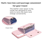 Custodia portafoglio in pelle per Samsung Galaxy S21+ 5G