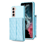 Custodia portafoglio in pelle per Samsung Galaxy S21+ 5G