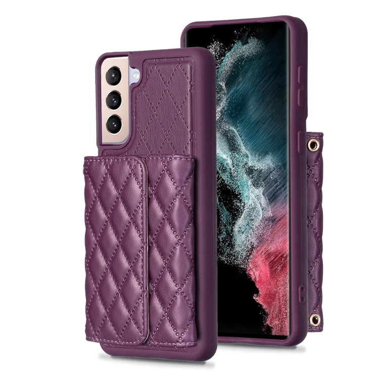 Custodia portafoglio in pelle per Samsung Galaxy S21+ 5G