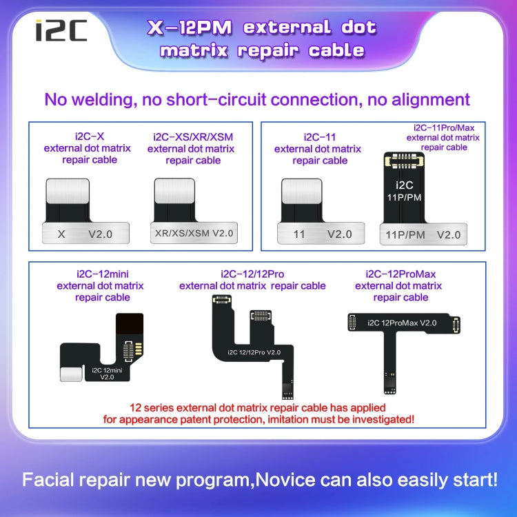 Cavo flessibile matrice punti i2C MC12 per iPhone X