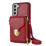 Custodia portafoglio Samsung Galaxy S22+ 5G in TPU e pelle