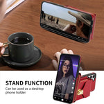 Custodia portafoglio Samsung Galaxy S22+ 5G in TPU e pelle