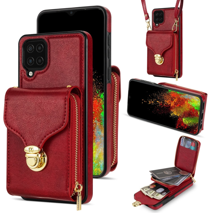 Custodia portafoglio Samsung Galaxy A12 5G in pelle PU