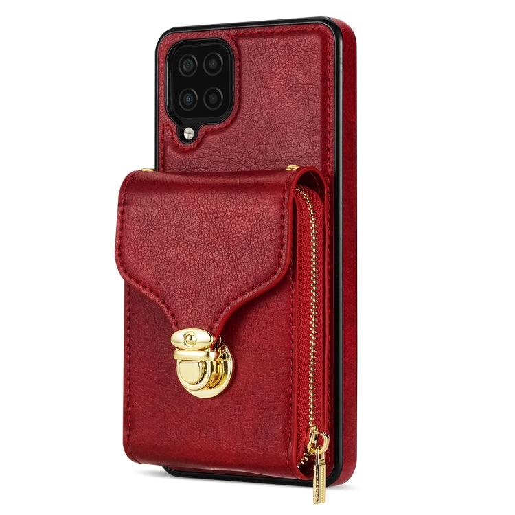 Custodia portafoglio Samsung Galaxy A12 5G in pelle PU