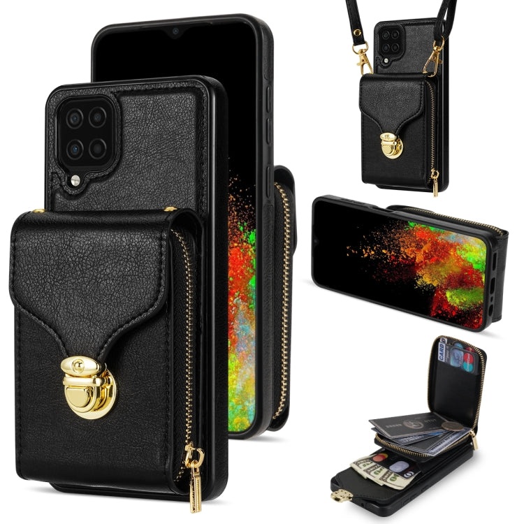Custodia portafoglio Samsung Galaxy A12 5G in pelle PU