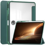Custodia Smart Tablet in pelle con cover posteriore trasparente a 3 pieghe, For OnePlus Pad, For OPPO Pad 2