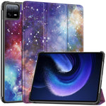 Custodia Smart Tablet in pelle con supporto 3 pieghe verniciato Custer, For Xiaomi Pad 6 / 6 Pro