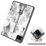 Custodia Smart Tablet in pelle con supporto 3 pieghe verniciato Custer, For Xiaomi Pad 6 / 6 Pro