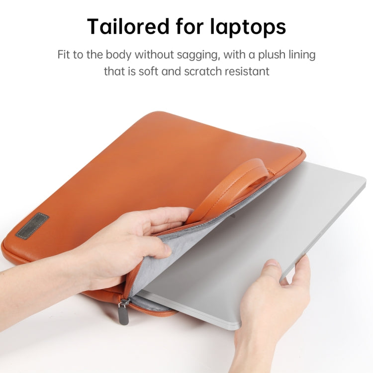 Borsa interna impermeabile per laptop 13-15 pollici in PU