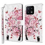 Custodia per cellulare in pelle flip modello pittura 3D, For Xiaomi 13, For Xiaomi 13 Pro