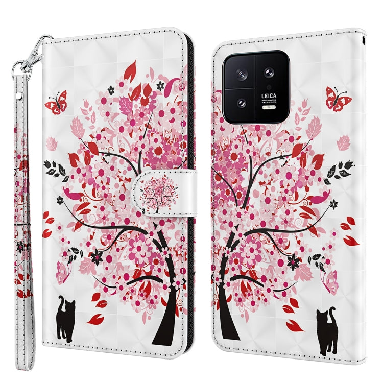 Custodia per cellulare in pelle flip modello pittura 3D, For Xiaomi 13, For Xiaomi 13 Pro