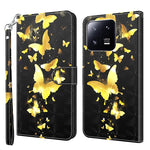 Custodia per cellulare in pelle flip modello pittura 3D, For Xiaomi 13, For Xiaomi 13 Pro
