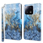 Custodia per cellulare in pelle flip modello pittura 3D, For Xiaomi 13, For Xiaomi 13 Pro