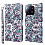 Custodia per cellulare in pelle flip modello pittura 3D, For Xiaomi 13, For Xiaomi 13 Pro