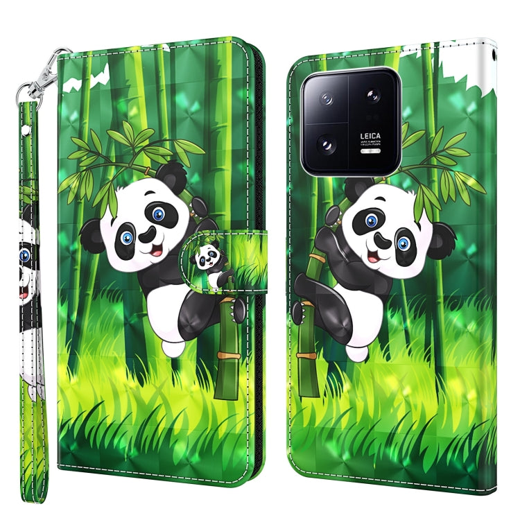 Custodia per cellulare in pelle flip modello pittura 3D, For Xiaomi 13, For Xiaomi 13 Pro