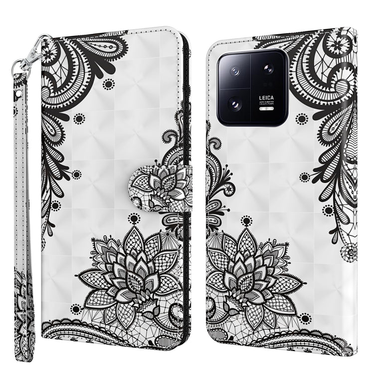 Custodia per cellulare in pelle flip modello pittura 3D, For Xiaomi 13, For Xiaomi 13 Pro
