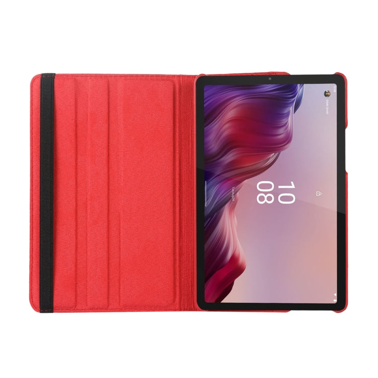 Custodia in pelle per tablet con texture Litchi con rotazione a 360 gradi con supporto, For Lenovo Tab M9