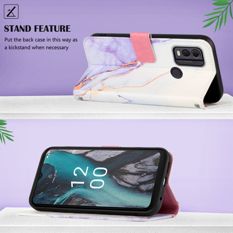 Custodia portafoglio in pelle per Nokia C32