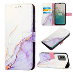 Custodia portafoglio in pelle per Nokia C32