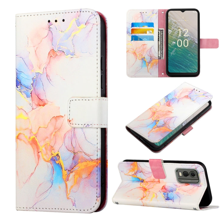 Custodia portafoglio in pelle per Nokia C32