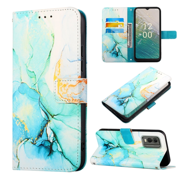 Custodia portafoglio in pelle per Nokia C32