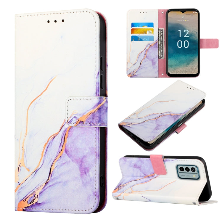 Custodia portafoglio in pelle per Nokia C32