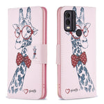 Custodia per telefono in pelle con motivo a disegno colorato, For Nokia C12, For Nokia C22, For Nokia C32