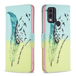 Custodia per telefono in pelle con motivo a disegno colorato, For Nokia C12, For Nokia C22, For Nokia C32