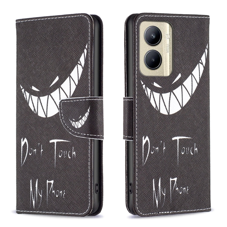 Custodia per telefono in pelle con motivo a disegno colorato, For Realme C33, For Motorola Edge 40 Pro 5G / Moto X40/X40 Pro