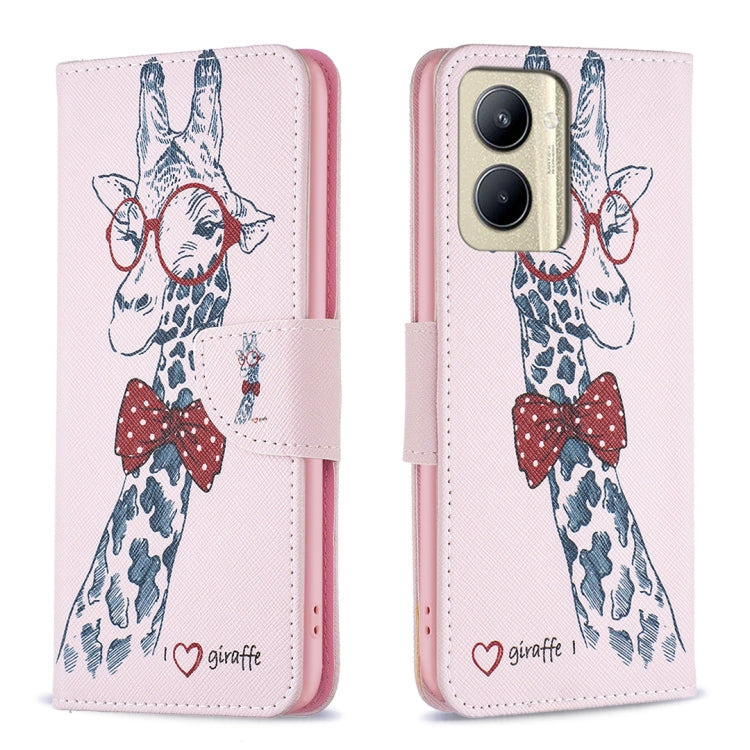 Custodia per telefono in pelle con motivo a disegno colorato, For Realme C33, For Motorola Edge 40 Pro 5G / Moto X40/X40 Pro