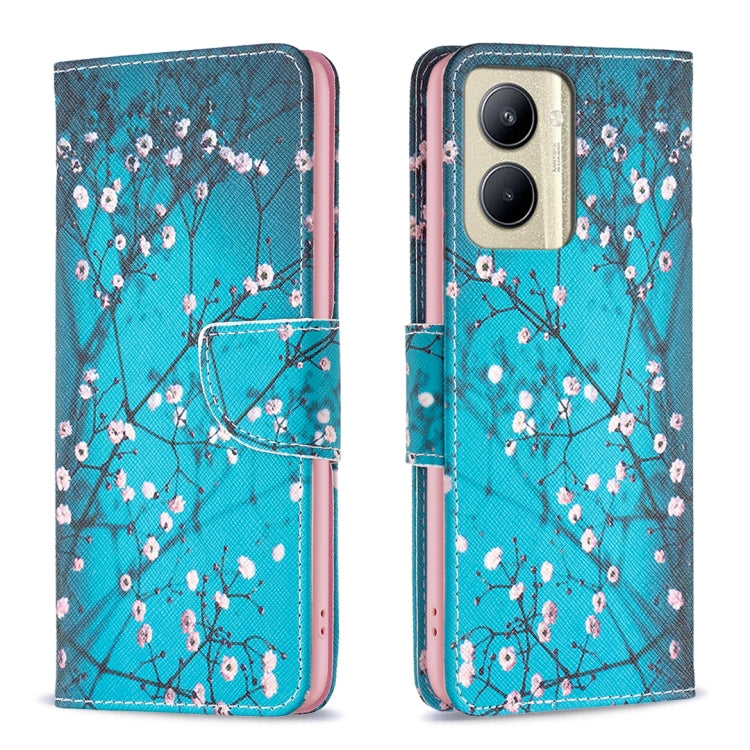 Custodia per telefono in pelle con motivo a disegno colorato, For Realme C33, For Motorola Edge 40 Pro 5G / Moto X40/X40 Pro