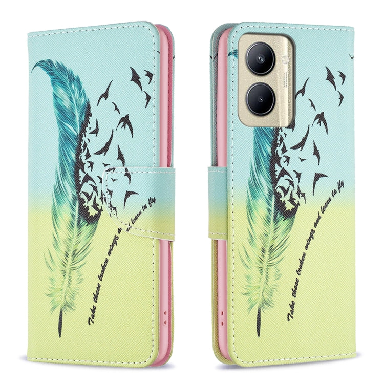 Custodia per telefono in pelle con motivo a disegno colorato, For Realme C33, For Motorola Edge 40 Pro 5G / Moto X40/X40 Pro