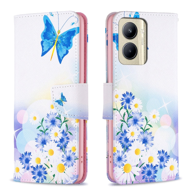 Custodia per telefono in pelle con motivo a disegno colorato, For Realme C33, For Motorola Edge 40 Pro 5G / Moto X40/X40 Pro