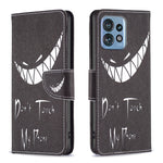 Custodia per telefono in pelle con motivo a disegno colorato, For Realme C33, For Motorola Edge 40 Pro 5G / Moto X40/X40 Pro