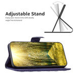Custodia per cellulare in pelle con flip a portafoglio Diamond Lattice, For Nokia C12, For Nokia C22, For Nokia C32, For Realme C33