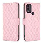 Custodia per cellulare in pelle con flip a portafoglio Diamond Lattice, For Nokia C12, For Nokia C22, For Nokia C32, For Realme C33