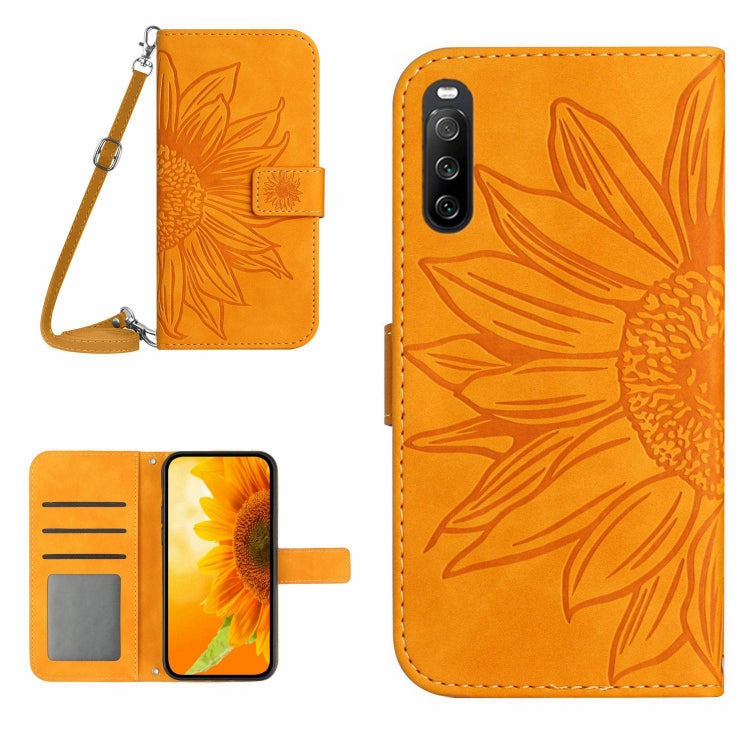 Custodia in pelle con flip per Sony Xperia 10 V