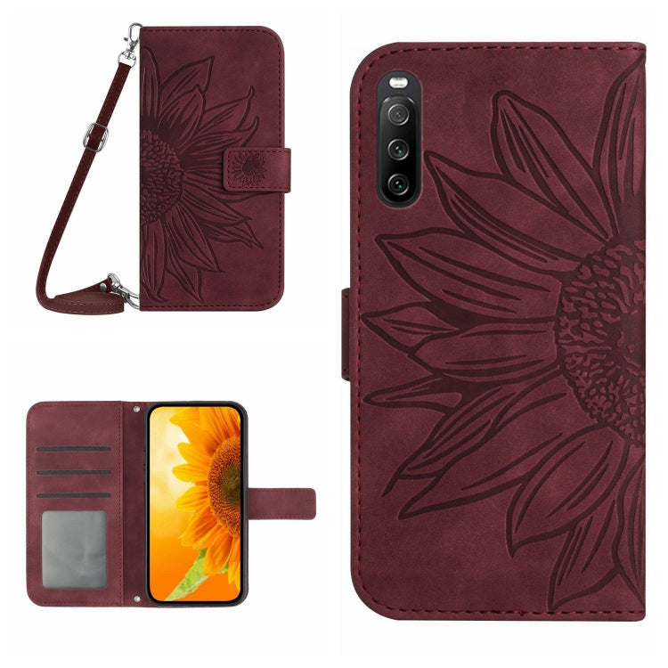 Custodia in pelle con flip per Sony Xperia 10 V