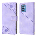 Custodia portafoglio in pelle goffrata per Samsung Galaxy S20