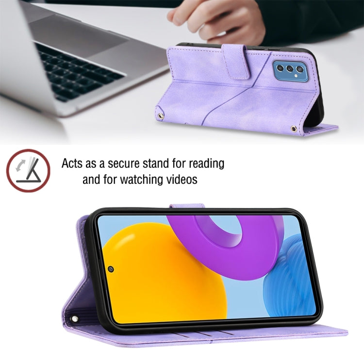 Custodia portafoglio in pelle goffrata per Samsung Galaxy S20