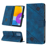 Custodia portafoglio in pelle goffrata per Samsung Galaxy S20